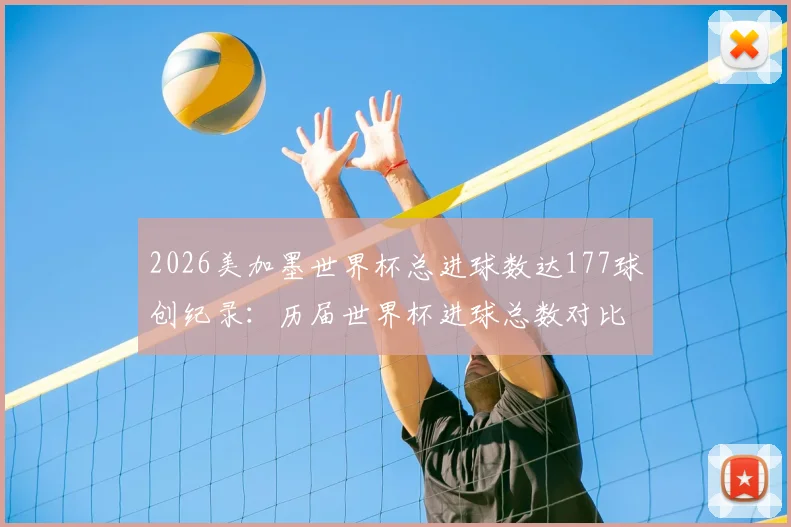 2026美加墨世界杯总进球数达177球创纪录:历届世界杯进球总数对比与60场比赛回顾