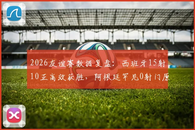 2026友谊赛数据复盘：西班牙15射10正高效获胜，阿根廷罕见0射门原因解析